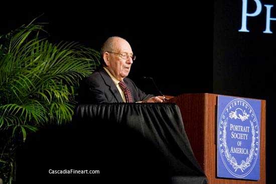 Photo of part of Philip.Pearlstein Speech
